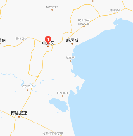 帕多瓦大學地圖位置